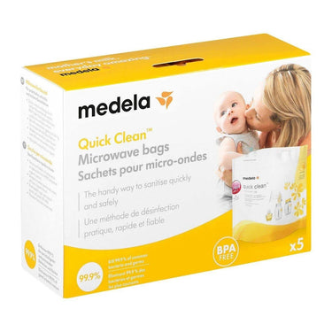 Medela Quick Clean Microwave Bags - 5pc